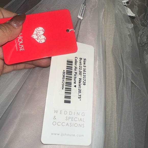 JJs House Cream Lace toddler girl Dress 3T - Picture 9 of 11